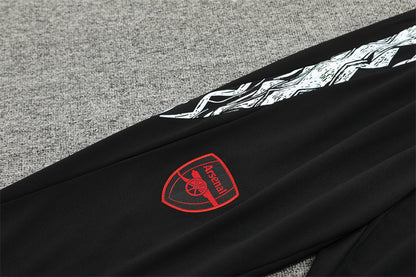 Buzo Completo Arsenal Negro Rojo y Verde