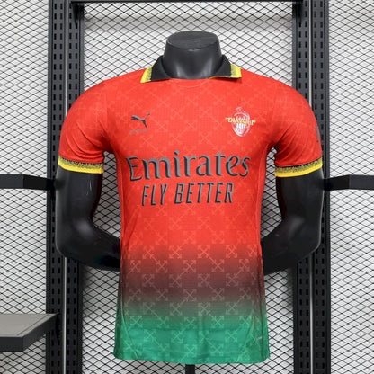 Camiseta AC Milan Edición Especial Roja 2025/26 Versión Jugador