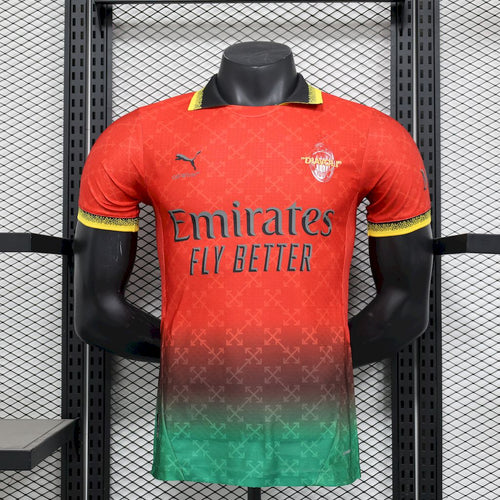 Camiseta AC Milan Edición Especial Roja 2025/26 Versión Jugador