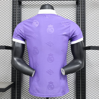 Camiseta Real Madrid Polo Morada 2025/26 Versión Jugador
