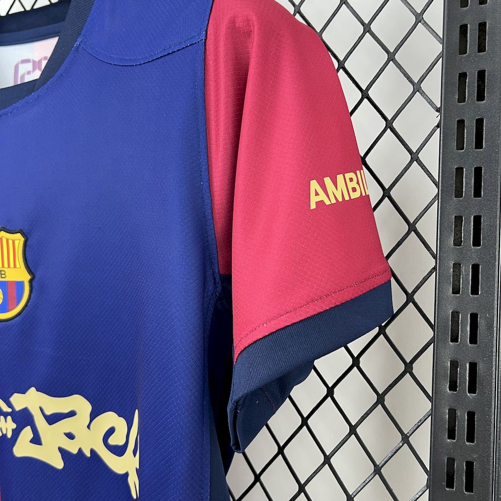 Camiseta FC Barcelona Local "Travis Scott" 2024/25 Versión Fan