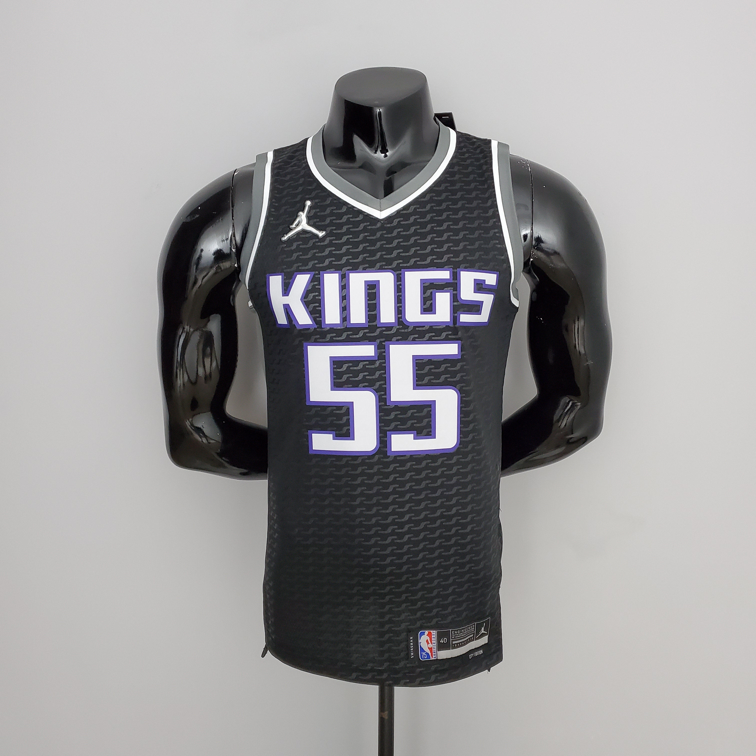 Sacramento Kings Camiseta Negra Clásica