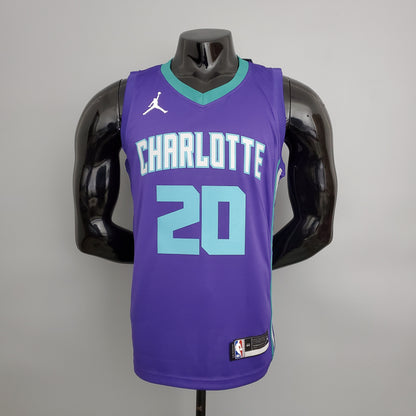 Camiseta Charlotte Hornets Camiseta Clásica Morada