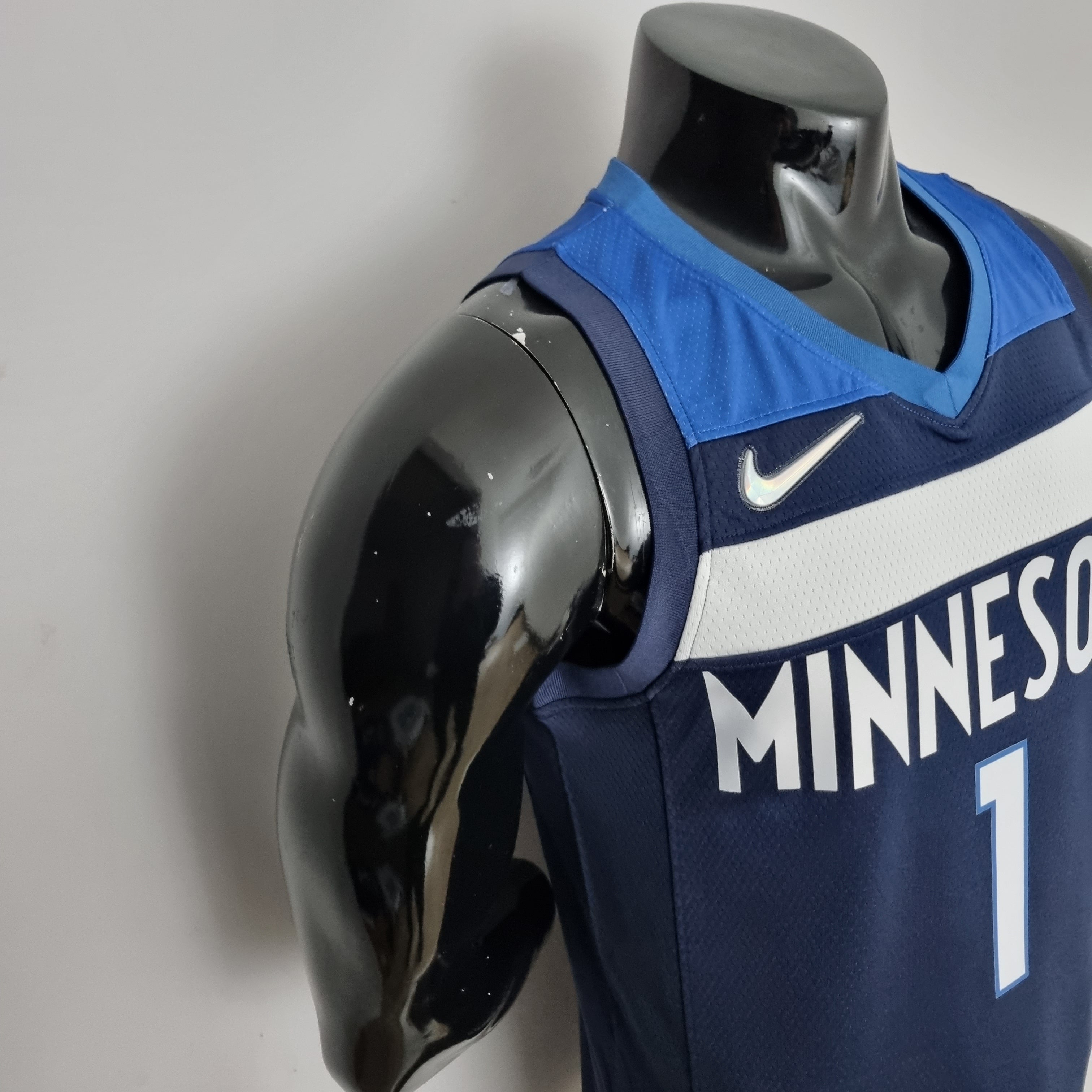 Minnesota Timberwolves Camiseta Azul Clásica