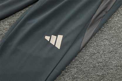 Buzo Completo Real Madrid Gris Crema