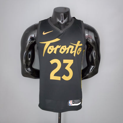 Camiseta Toronto Raptors Camiseta Negra Clásica
