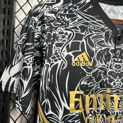 Camiseta Real Madrid Edición Especial "Dragón-Gris" 2024/25 Versión Fan