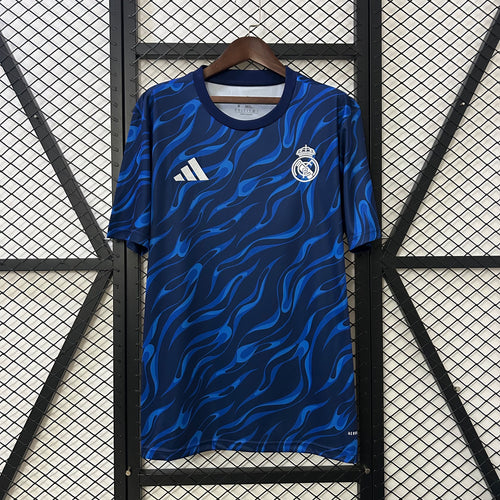 Camiseta Real Madrid Entrenamiento Azul 2025/26 Versión Fan