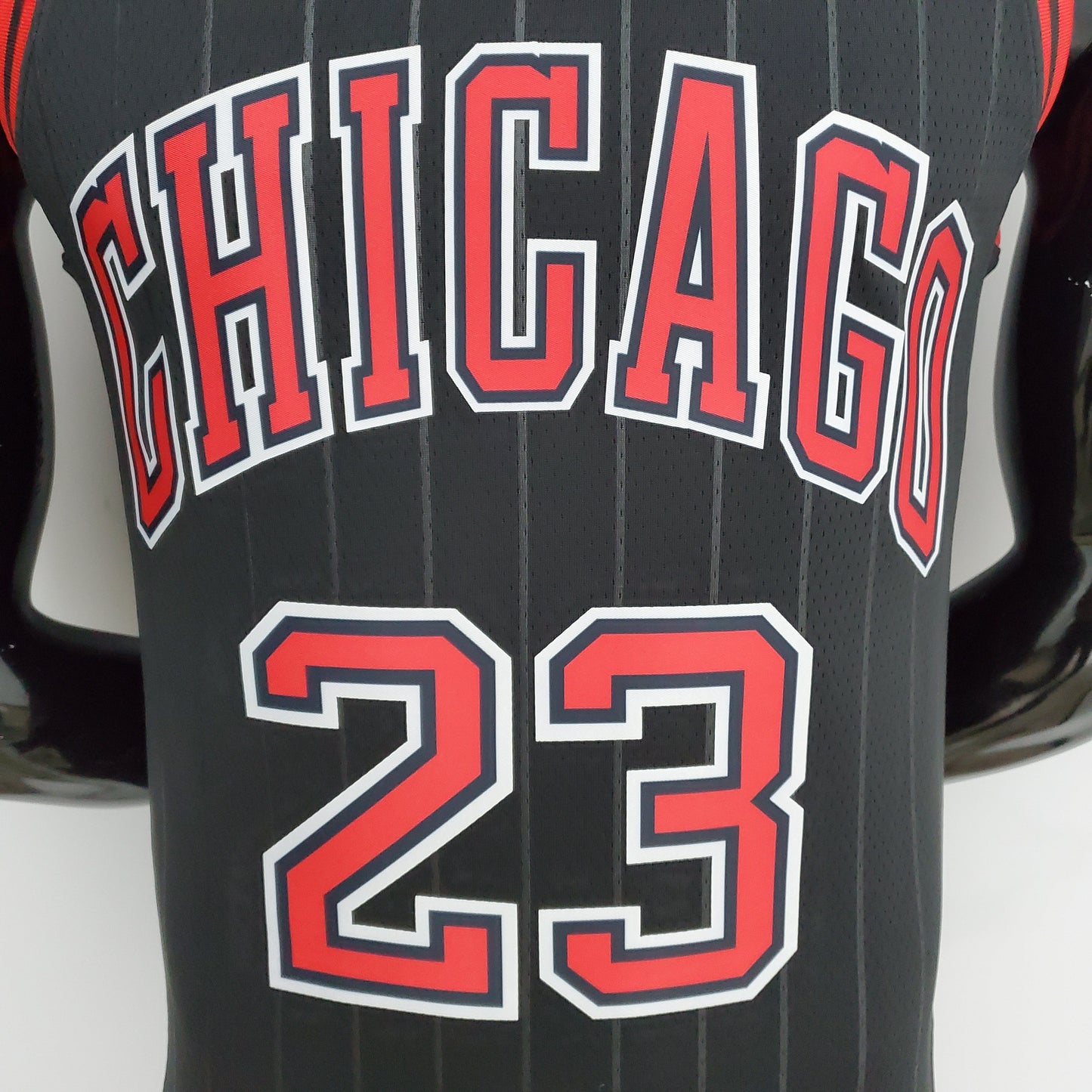 Camiseta Chicago Bulls Jordan Negra NBA 75 Aniversario