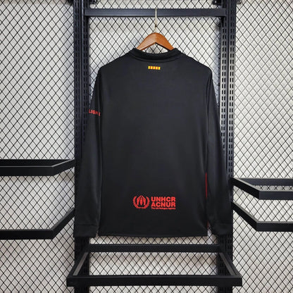 Camiseta FC Barcelona Visita Manga Larga 2024/25 Versión Fan