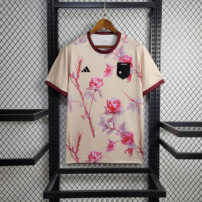 Camiseta Japón "Black and Roses" 2024 Versión Fan