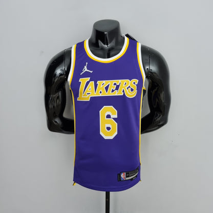 Camiseta LA Lakers Clásica Morada Jordan 2022/23 Versión Fan
