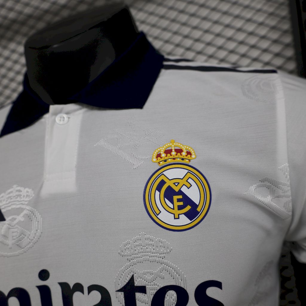Camiseta Real Madrid Polo Blanco 2025/26 Versión Jugador