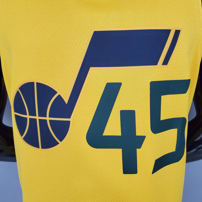 Camiseta Utah Jazz "Yellow Theme" Amarilla