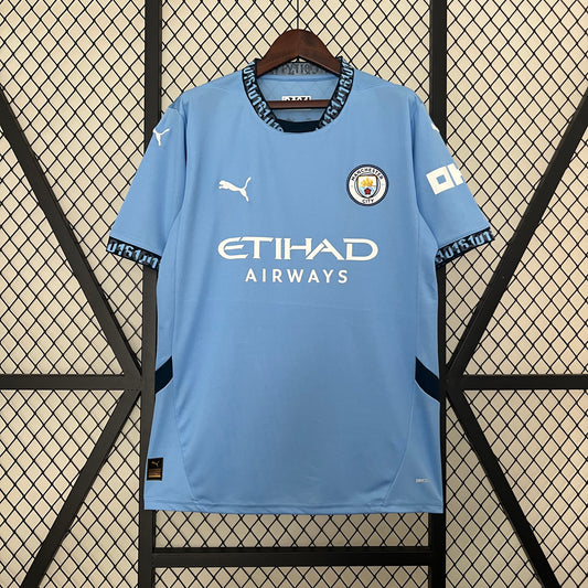 Camiseta Manchester City Local 2024/25 Versión Fan
