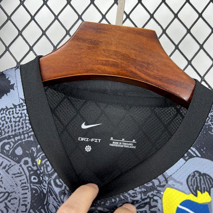 Camiseta Brasil "Edición Cristo Redentor Gris" 2024 Versión Fan