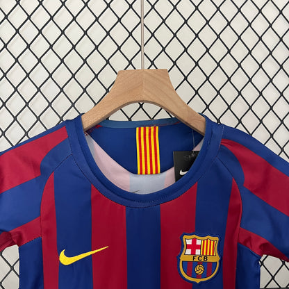 Barcelona Retro Kit Niños Local 2005/06