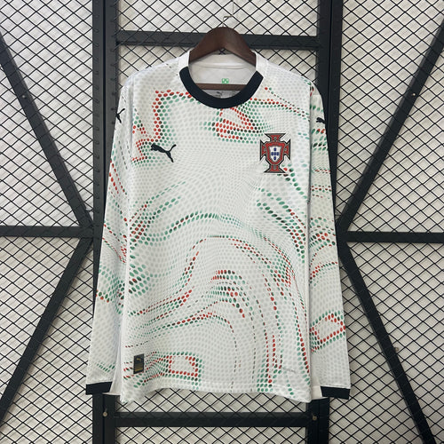 Camiseta Portugal Visita Manga Larga 2025/26 Versión Fan