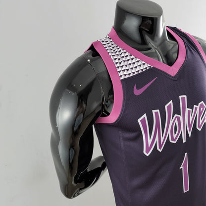 Camiseta Minnesota Timberwolves Camiseta Morada