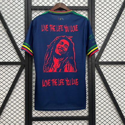 Camiseta Ajax Edición Especial "Bob Marley Azul" 2025/26 Versión Fan