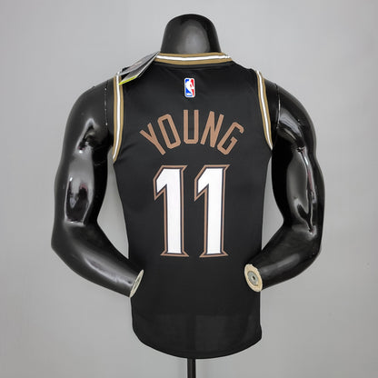 Camiseta Atlanta Hawks "MLK" Negra