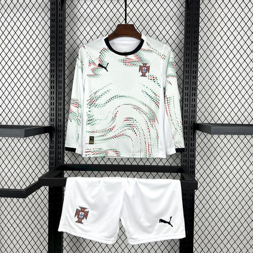 Portugal Kit Niños Manga Larga Visita 2025/26