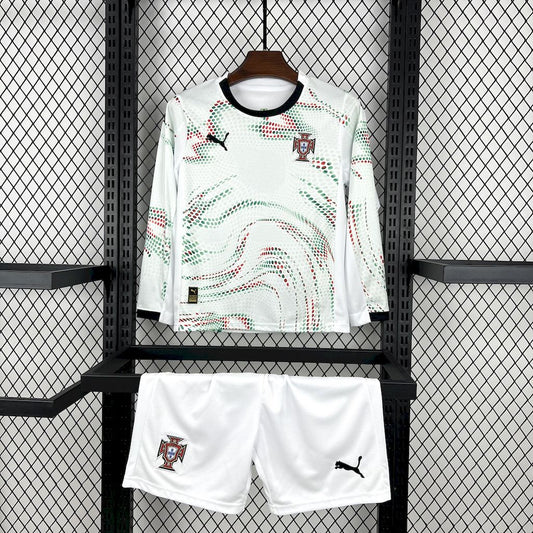 Portugal Kit Niños Manga Larga Visita 2025/26