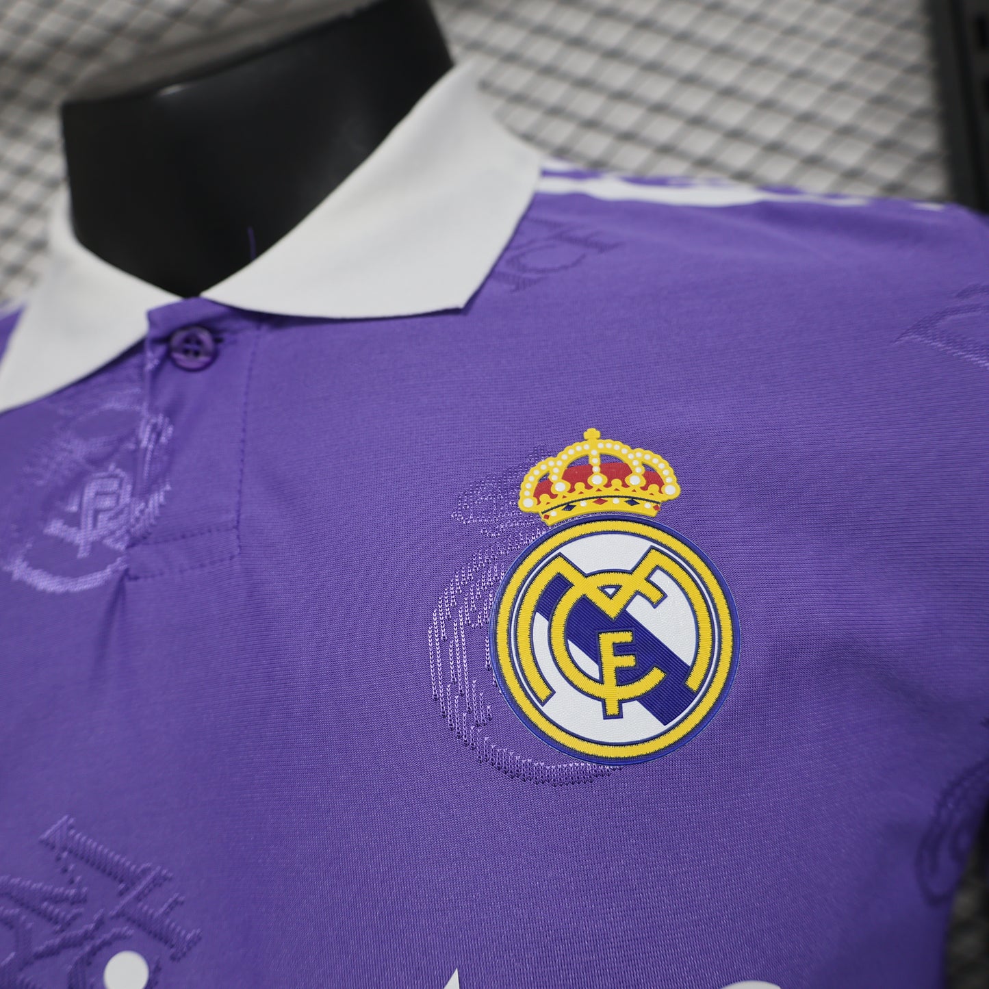 Camiseta Real Madrid Polo Morada 2025/26 Versión Jugador