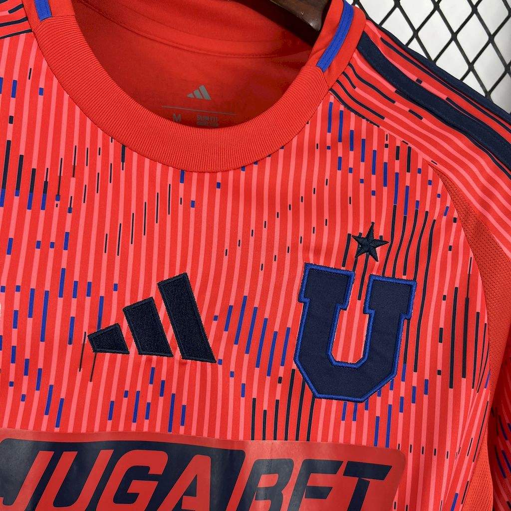 Camiseta Universidad de Chile Visita 2025 Versión Fan