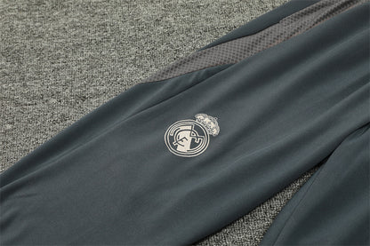 Buzo Completo Real Madrid Gris Crema