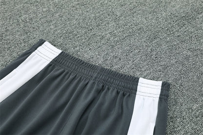 Buzo Completo con Cierre Manchester United Gris Diseño Rojo