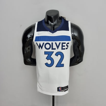 Camiseta Minnesota Timberwolves Camiseta Blanca Clásica