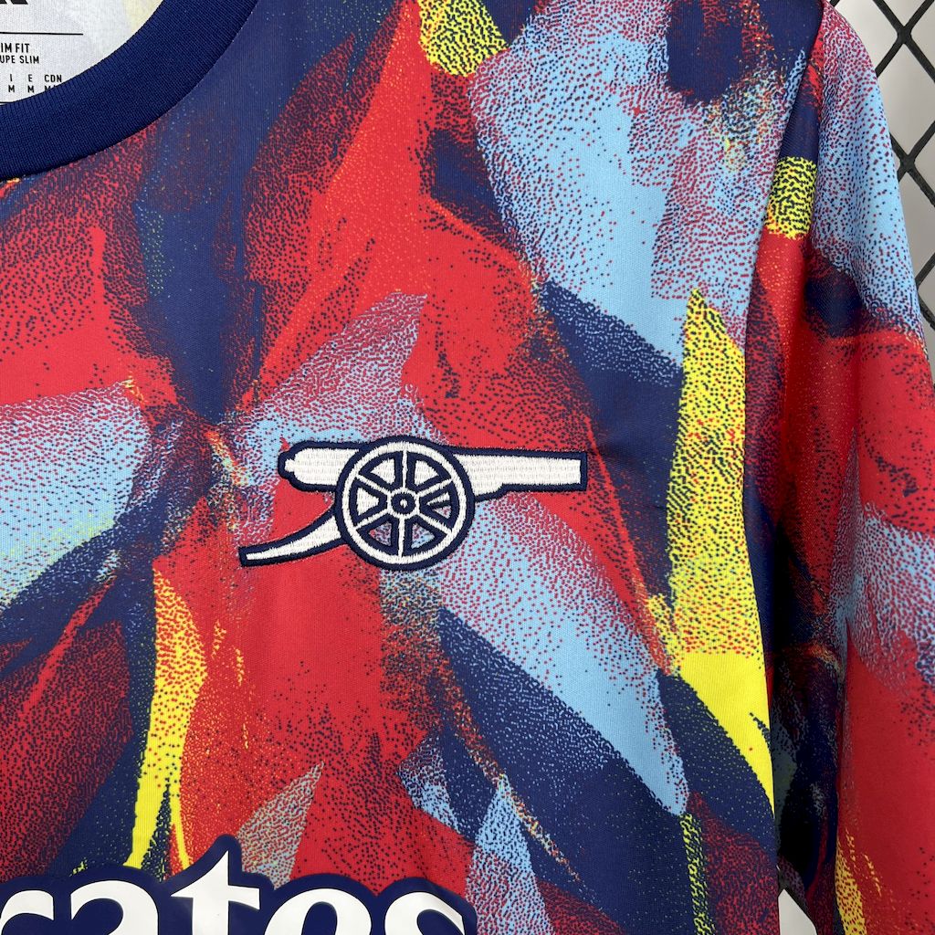 Camiseta Arsenal Multicolores 2025/26 Versión Fan