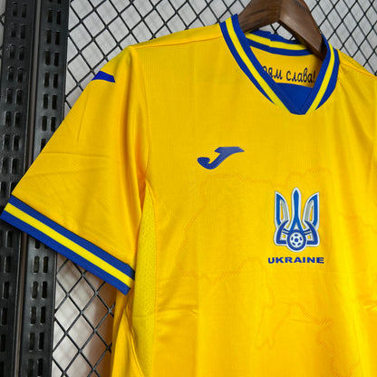 Camiseta Ucrania Local 2024 Versión Fan