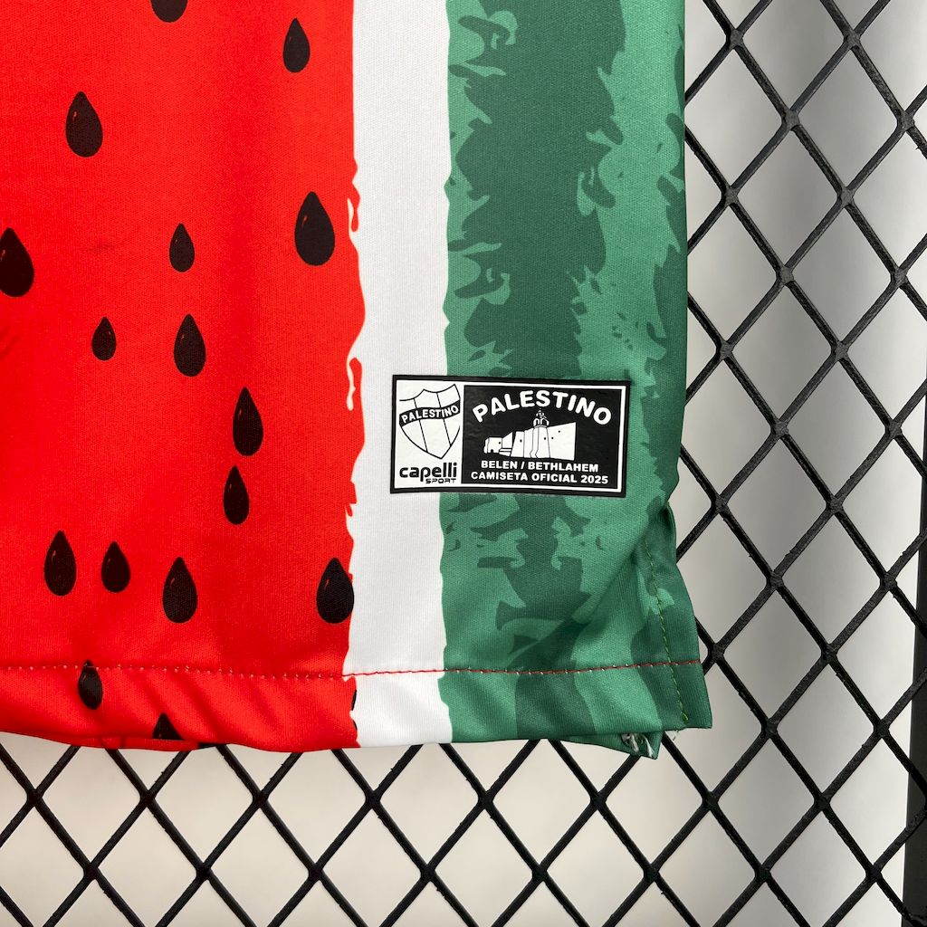 Camiseta Palestino Cuarta 2025/26 Versión Fan