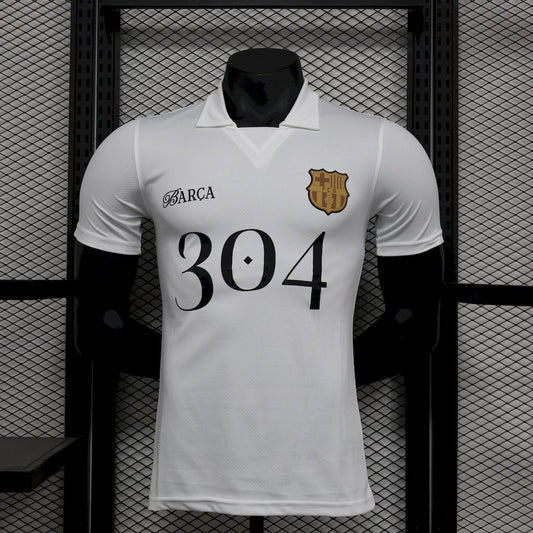 Camiseta FC Barcelona Lamine Yamal 304 Blanca 2024/25 Versión Jugador