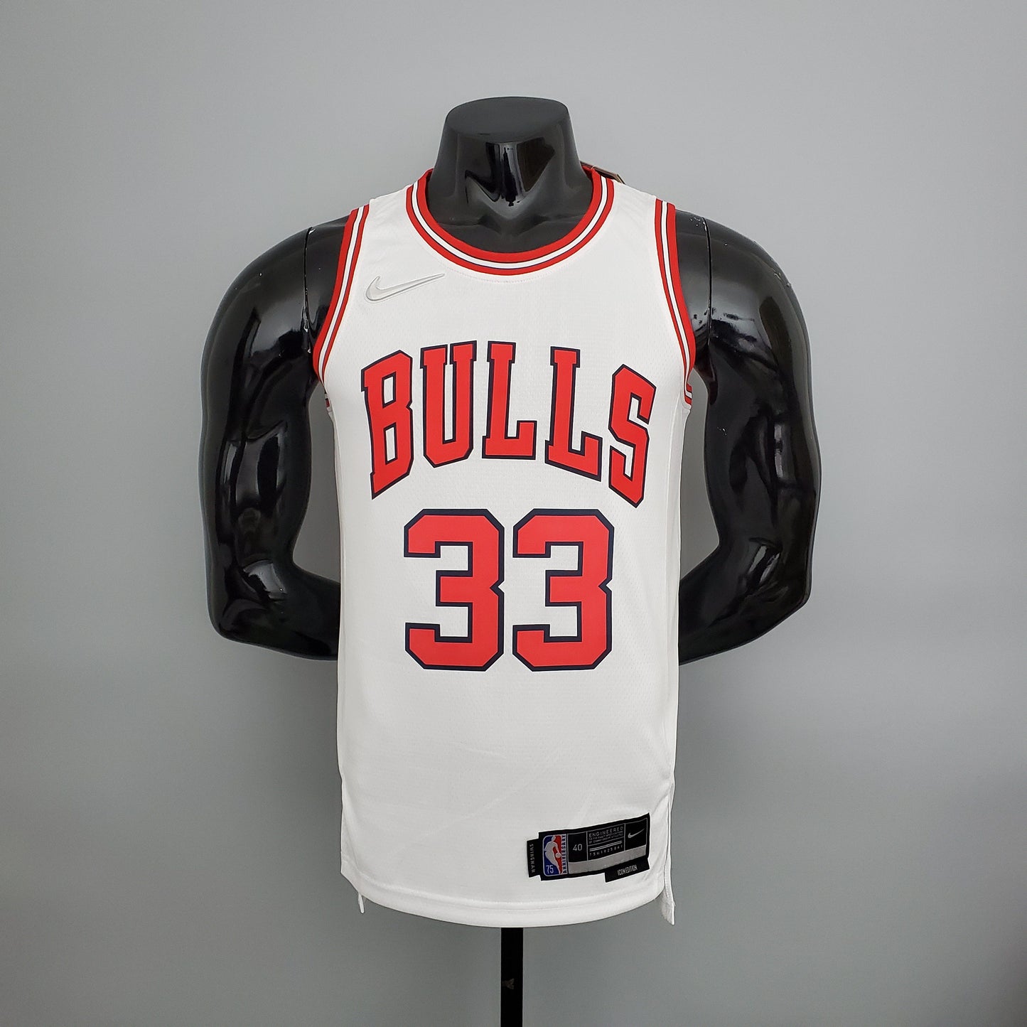 Camiseta Chicago Bulls Nike Blanco NBA 75 Aniversario
