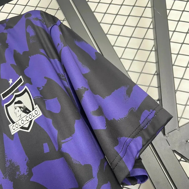 Camiseta Colo Colo Entrenamiento Morado 2025/26 Versión Fan