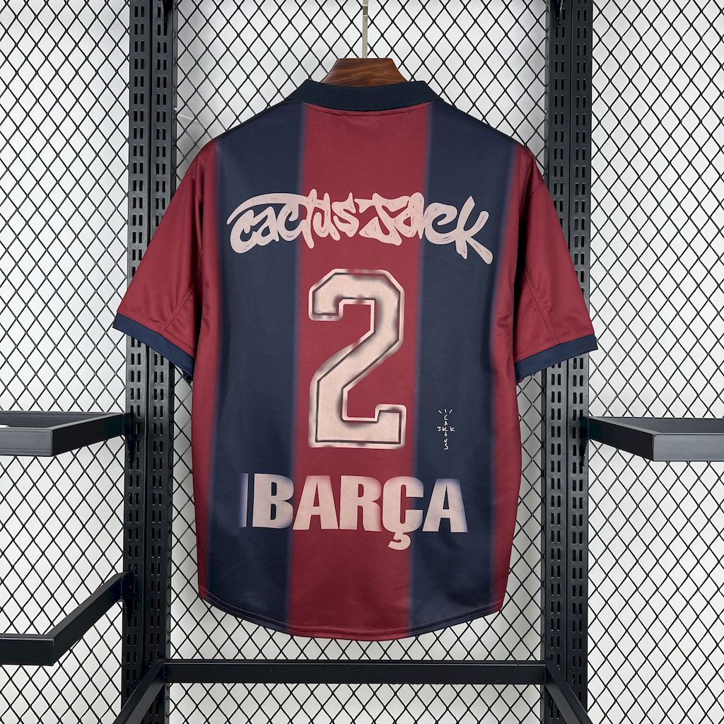 Camiseta FC Barcelona Travis Scott "Cactus Jack" Local Versión Fan