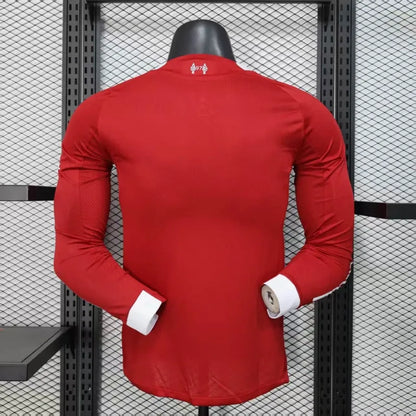 Camiseta Liverpool Local Manga Larga 2025/26 Versión Jugador