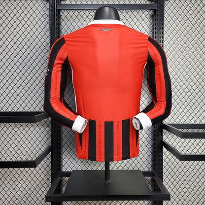 Camiseta AC Milán Local Manga Larga 2024/25 Versión Fan