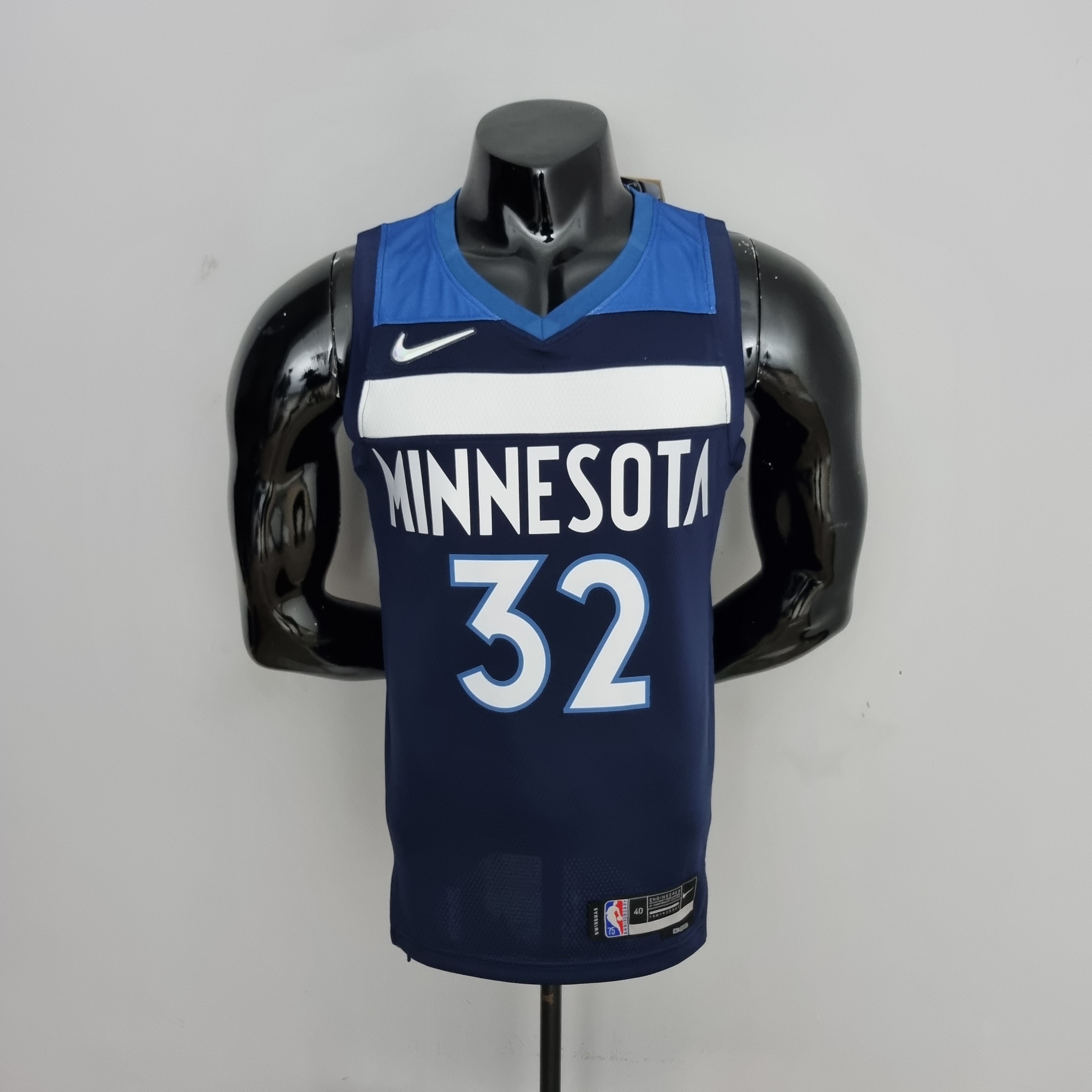 Minnesota Timberwolves Camiseta Azul Clásica