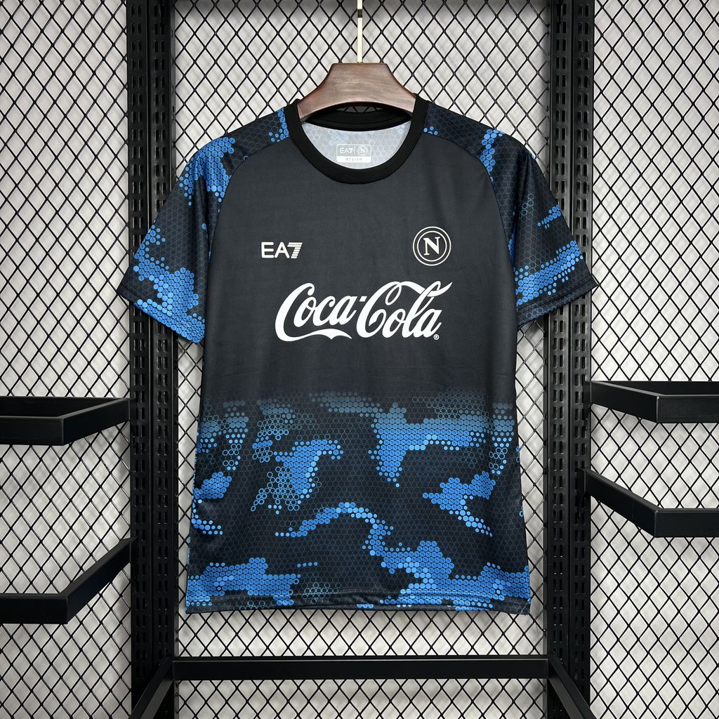 Camiseta Napoli Pre Partido 2024/25 Versión Fan