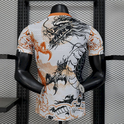 Camiseta Real Madrid Dragón Negro y Blanco 2025/26 Versión Jugador