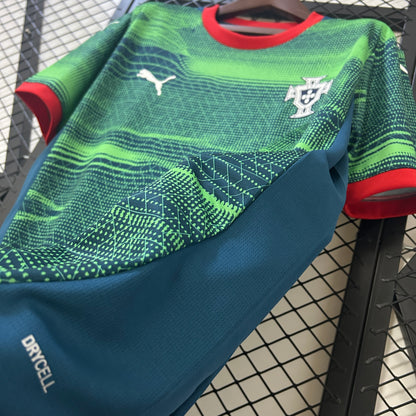 Camiseta Portugal Entrenamiento Verde 2025 Versión Fan