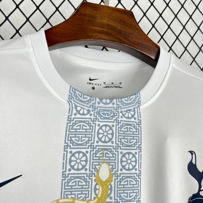 Camiseta Tottenham Hotspur Blanca 2025/26 Versión Fan