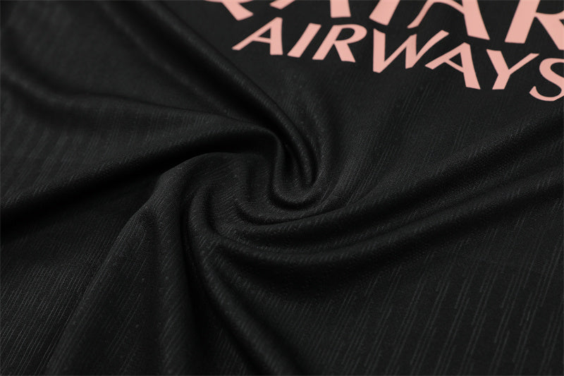 Buzo Completo PSG Negro Rosado Edición Jordan
