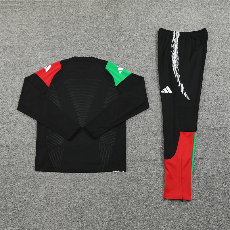 Buzo Completo Arsenal Negro Rojo y Verde