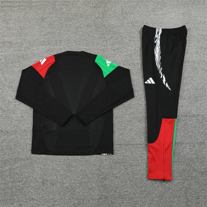 Buzo Completo Arsenal Negro Rojo y Verde