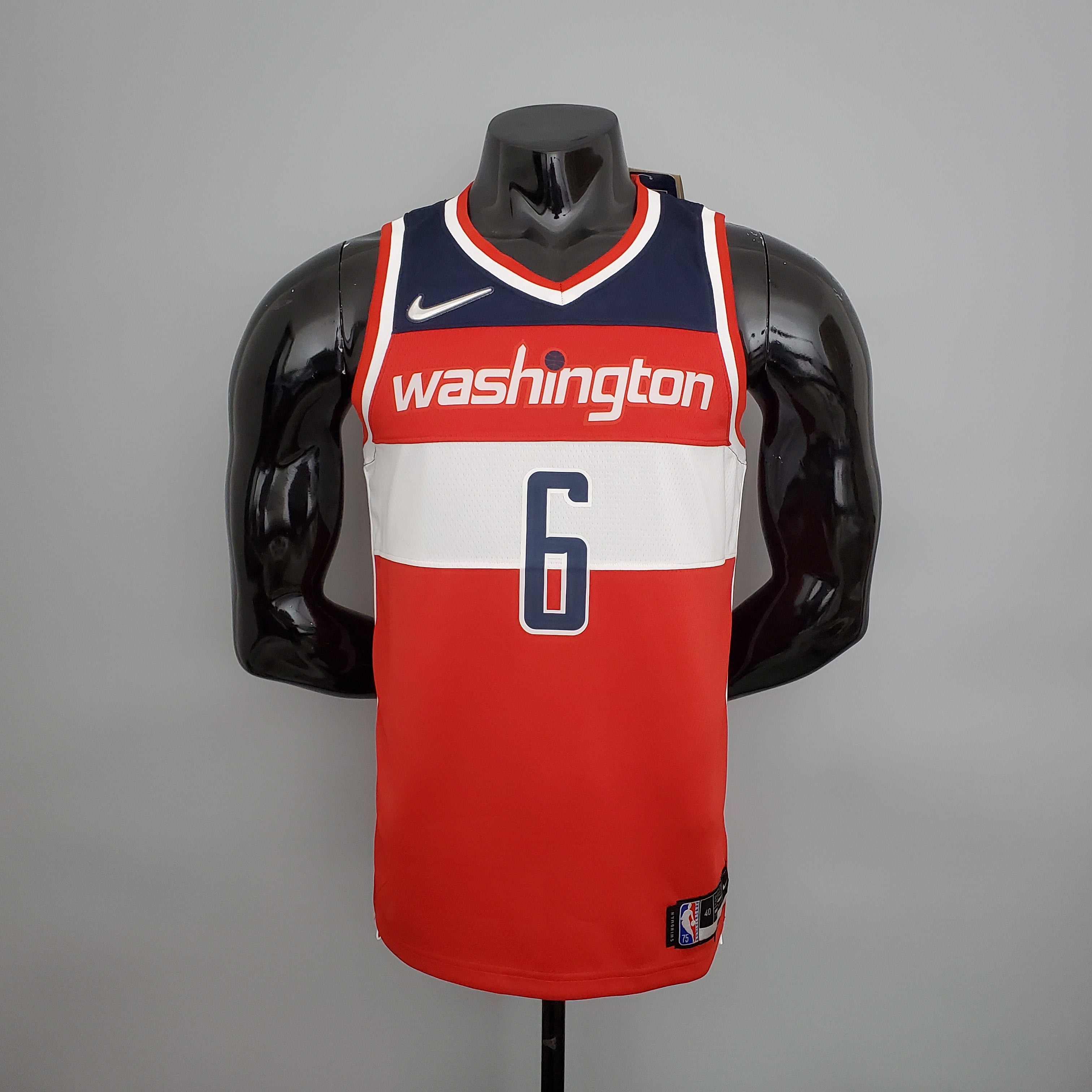 Washington Wizards Camiseta Azul Roja Clásica